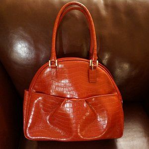 Magnificent Italian brand Cabrelli&Co red handbag